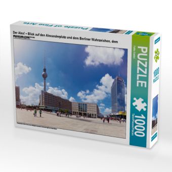 Produktbild: CALVENDO Puzzle Der Alex! - Blick auf den Alexanderplatz und dem Berliner Wahrzeichen, dem Fernsehturm. 1000 Teile Puzzle quer | 1000 Teile Lege-Gr&ouml;&szlig;e 64 &times; 48 cm Foto-Puzzle f&uuml;r gl&uuml;ckliche Stunden
