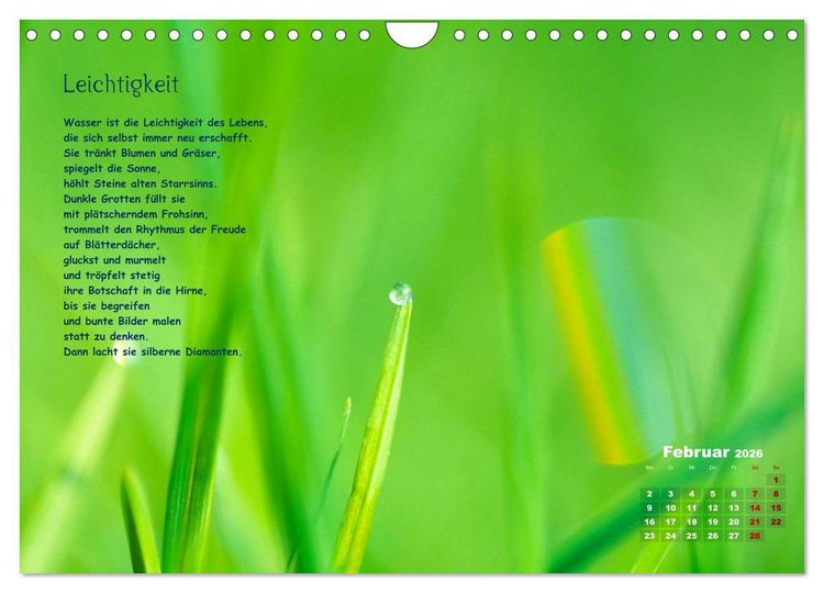 Produktbild: Lichtblicke f&uuml;r Auge und Seele - Der Kalender (Wandkalender 2026 DIN A4 quer), CALVENDO Monatskalender