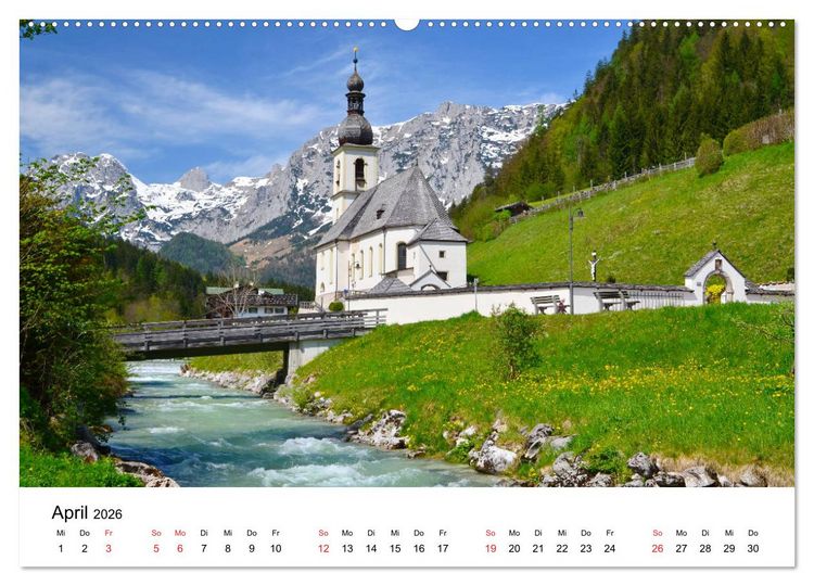 Produktbild: Im Land des K&ouml;nigssees (Wandkalender 2026 DIN A2 quer), CALVENDO Monatskalender