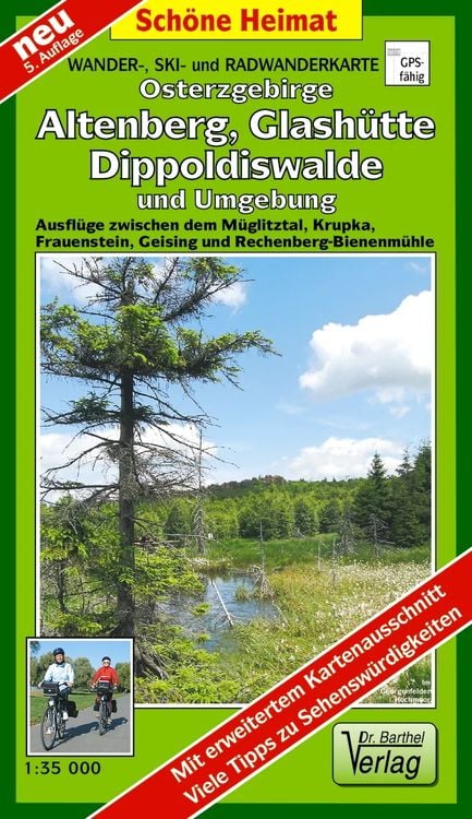 Bild vom Artikel Osterzgebirge. Altenberg, Glashütte, Dippoldiswalde und Umgebung 1 : 35 000. Wander-, Ski- und Radwanderkarte vom Autor Verlag Barthel