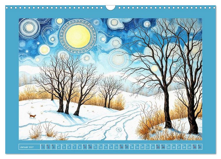 Produktbild: Topografie der Fantasie (Wandkalender 2027 DIN A3 quer), CALVENDO Monatskalender