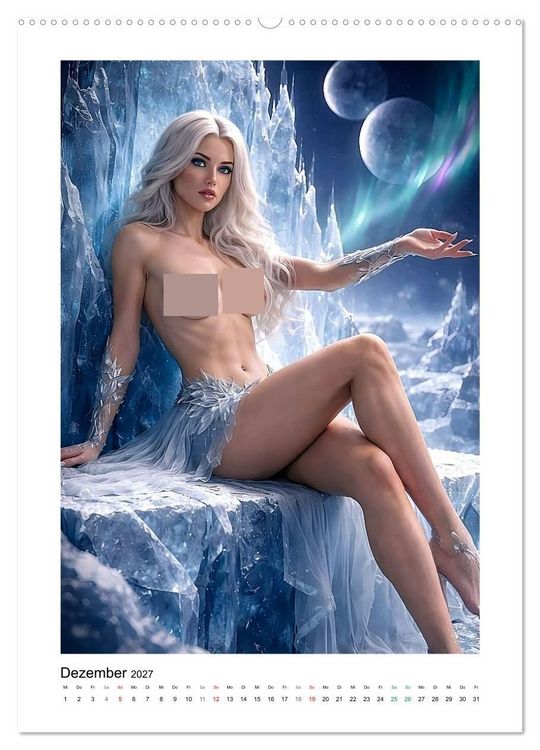 Produktbild: Verf&uuml;hrerinnen des Kosmos (Wandkalender 2027 DIN A2 hoch), CALVENDO Monatskalender