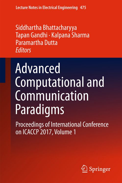 Produktbild: Advanced Computational and Communication Paradigms