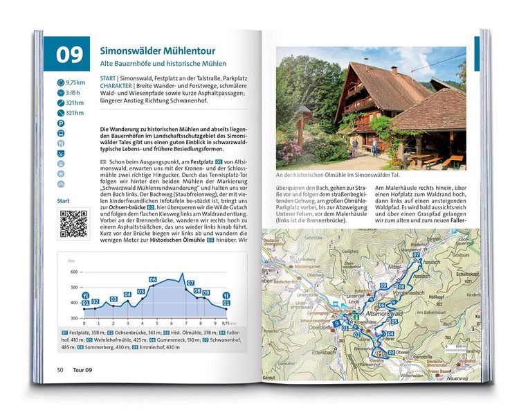 Produktbild: KOMPASS Wanderf&uuml;hrer Schwarzwald S&uuml;d mit Naturpark, Kaiserstuhl und Markgr&auml;flerland, 60 Touren mit Extra-Tourenkarte