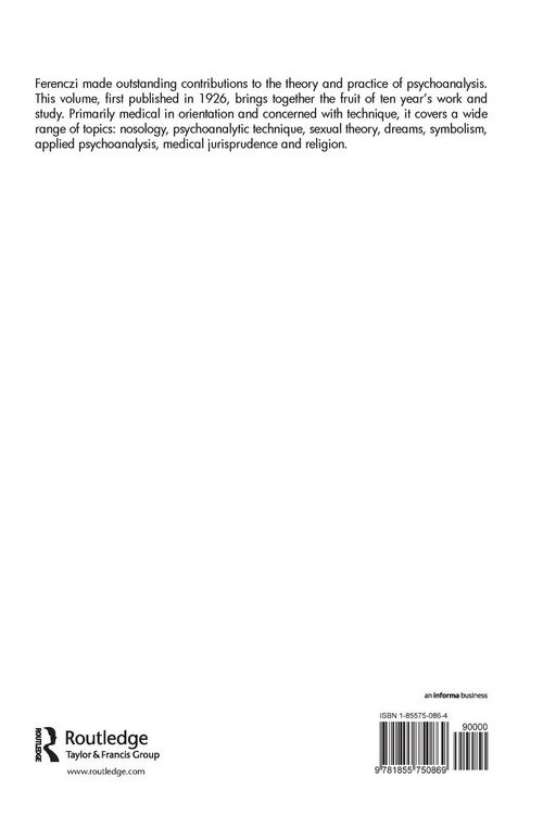 Produktbild: Further Contributions to the Theory and Technique of Psycho-analysis