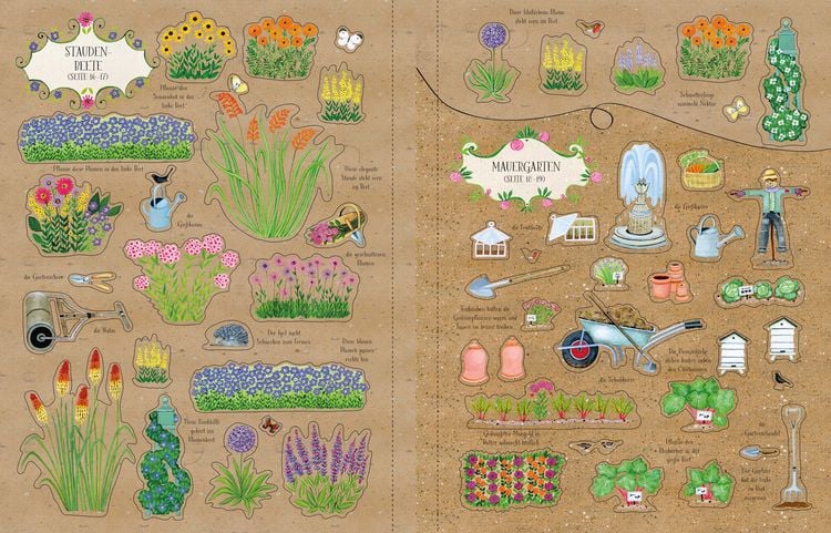 Produktbild: Mein Stickerbuch: Gartentr&auml;ume