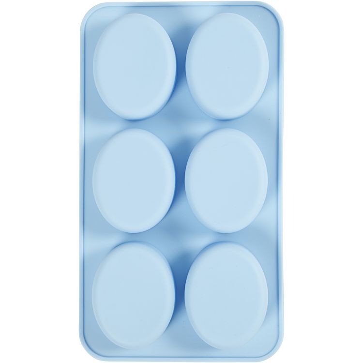 Produktbild: Creativ Company Silikonform, H 2,5 cm, L 28 cm, B 16 cm, Lochgr&ouml;&szlig;e 78x61 mm, 100 ml, 1 Stk