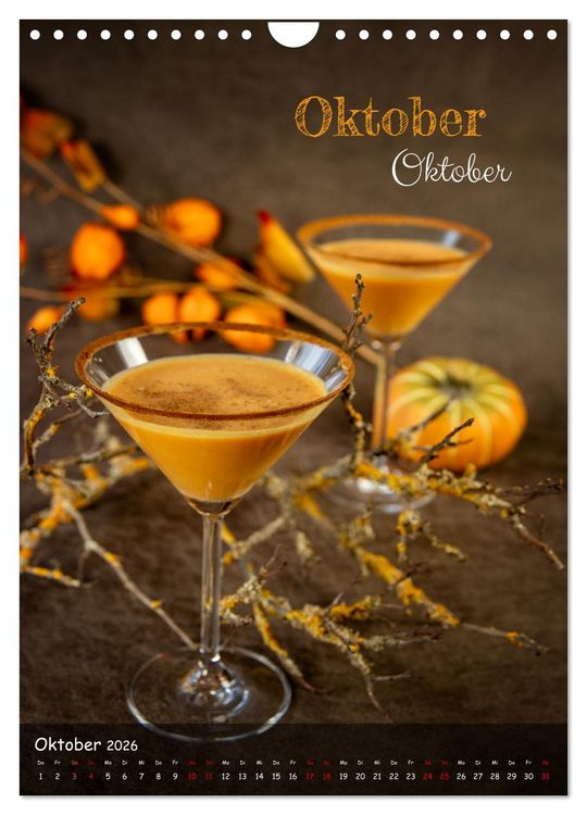 Produktbild: Mix it up - Cocktails (Wandkalender 2026 DIN A4 hoch), CALVENDO Monatskalender