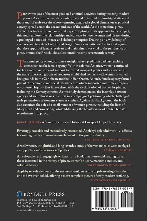 Produktbild: Women and English Piracy, 1540-1720