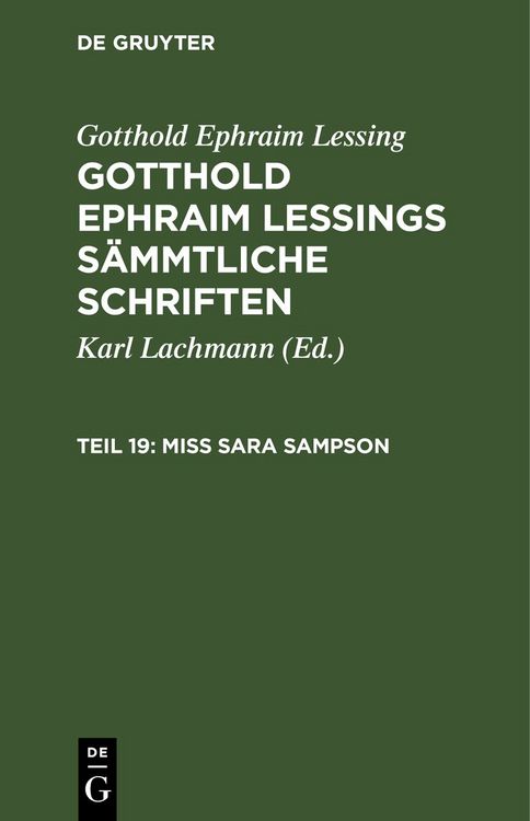 Produktbild: Miss Sara Sampson