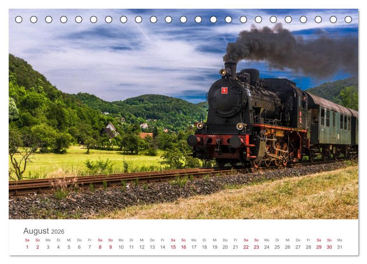 Produktbild: Wunderbare Fr&auml;nkische Schweiz (Tischkalender 2026 DIN A5 quer), CALVENDO Monatskalender