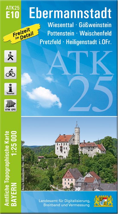 Produktbild: ATK25-E10 Ebermannstadt (Amtliche Topographische Karte 1:25000)