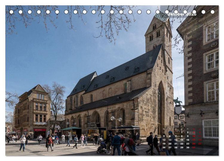Produktbild: Dortmunds mittelalterliche Kirchen (Tischkalender 2026 DIN A5 quer), CALVENDO Monatskalender