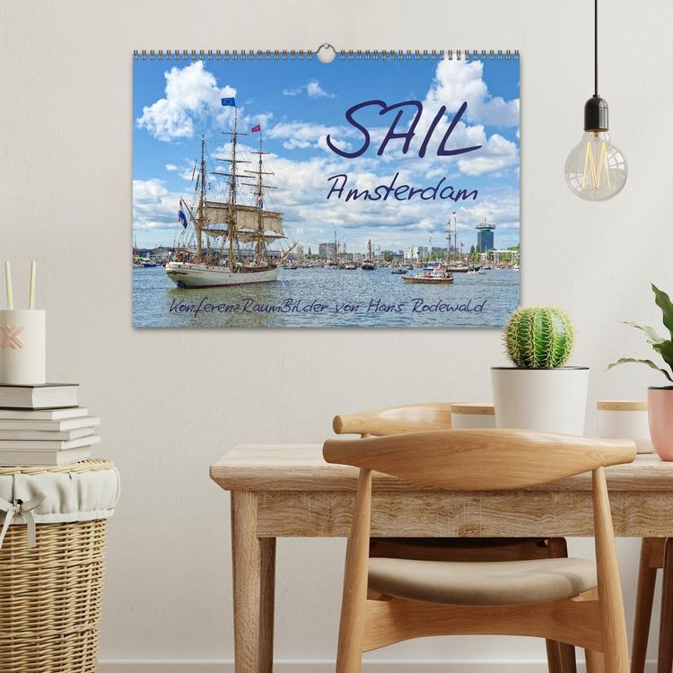 Produktbild: SAIL Amsterdam (Wandkalender 2026 DIN A3 quer), CALVENDO Monatskalender