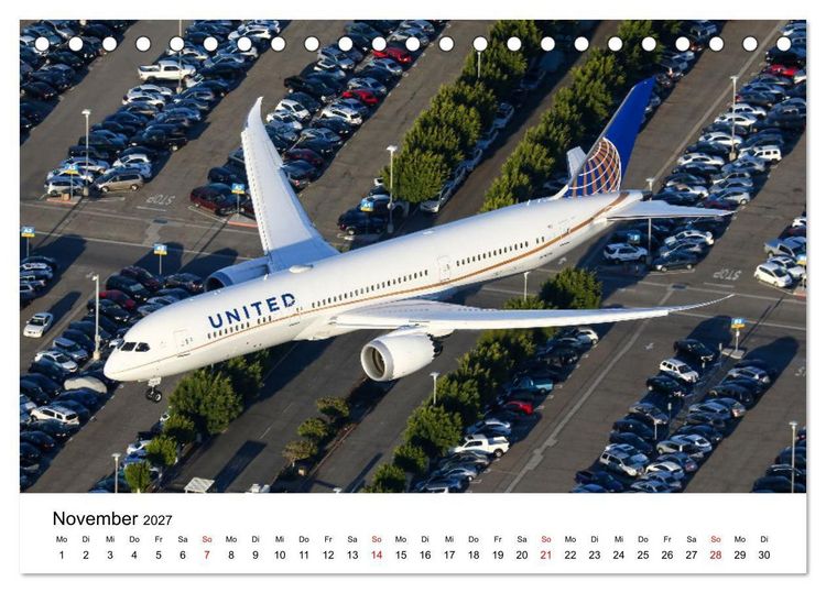 Produktbild: From Above - Die etwas andere Perspektive auf Flugzeuge (Tischkalender 2027 DIN A5 quer), CALVENDO Monatskalender