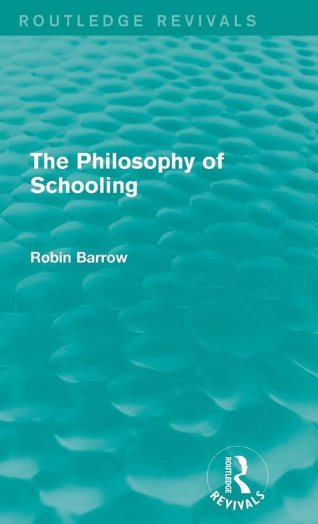 Produktbild: The Philosophy of Schooling