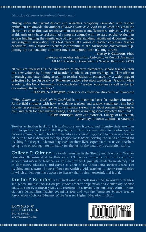 Produktbild: What Counts as a Good Job in Teaching?