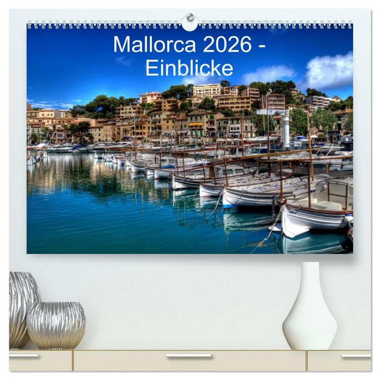 Produktbild: Mallorca 2026 - Einblicke (hochwertiger Premium Wandkalender 2026 DIN A2 quer), Kunstdruck in Hochglanz