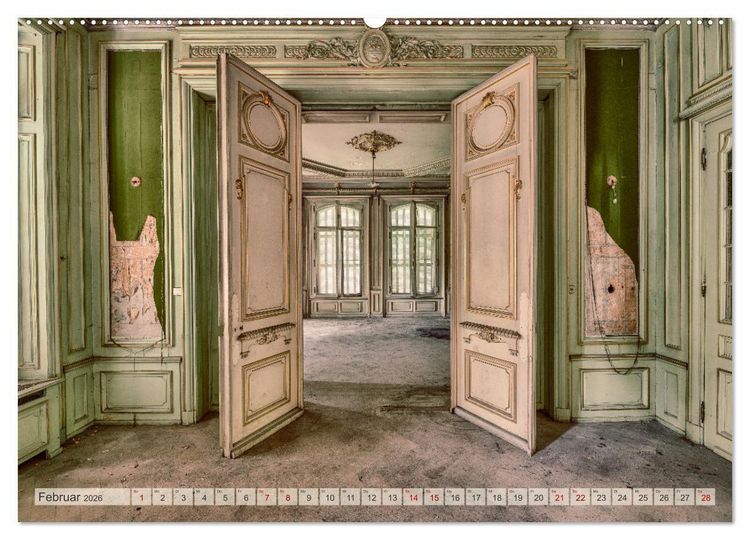 Produktbild: Lost Places - vergessene Sch&auml;tze (hochwertiger Premium Wandkalender 2026 DIN A2 quer), Kunstdruck in Hochglanz