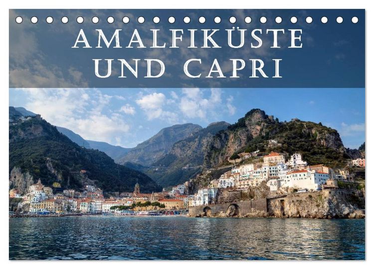 Produktbild: Amalfik&uuml;ste und Capri (Tischkalender 2026 DIN A5 quer), CALVENDO Monatskalender