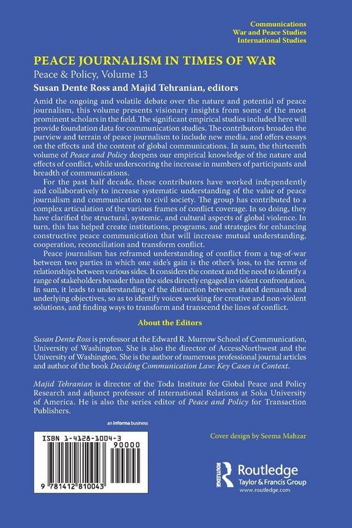 Produktbild: Peace Journalism in Times of War