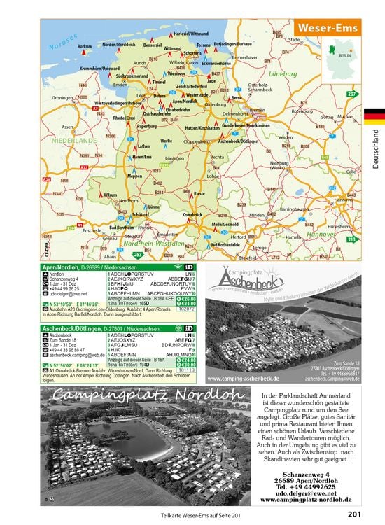 Produktbild: ACSI Campingf&uuml;hrer Deutschland 2026