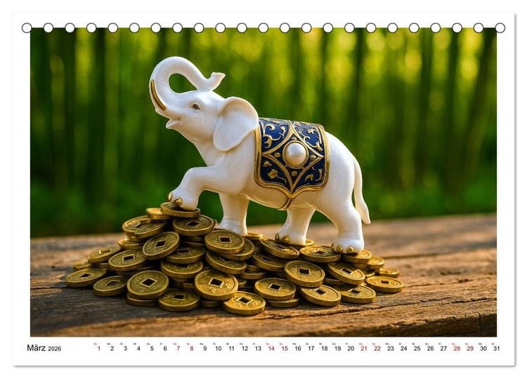 Produktbild: Bilder f&uuml;r ein gutes Feng Shui (Tischkalender 2026 DIN A5 quer), CALVENDO Monatskalender