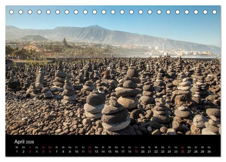 Produktbild: Teneriffa - Insel des ewigen Fr&uuml;hlings (Tischkalender 2026 DIN A5 quer), CALVENDO Monatskalender