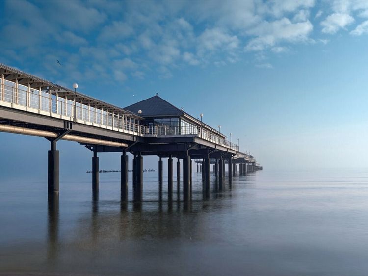 Produktbild: CALVENDO Puzzle Seebr&uuml;cke in Heringsdorf | 1000 Teile Lege-Gr&ouml;&szlig;e 64x48cm Foto-Puzzle f&uuml;r gl&uuml;ckliche Stunden