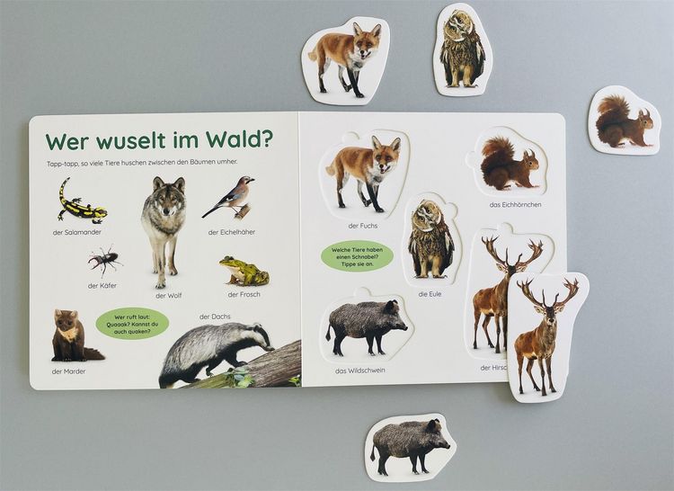Produktbild: Erstes Lernen Puzzlebuch. Tiere