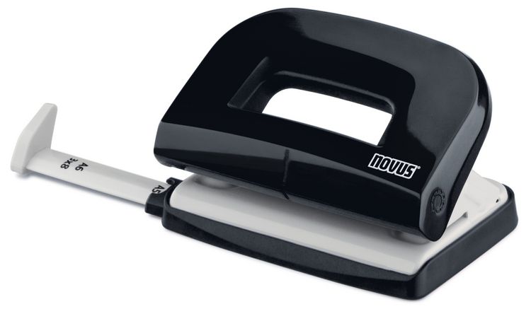 Produktbild: Novus Locher E 210, bis 10 Blatt schwarz