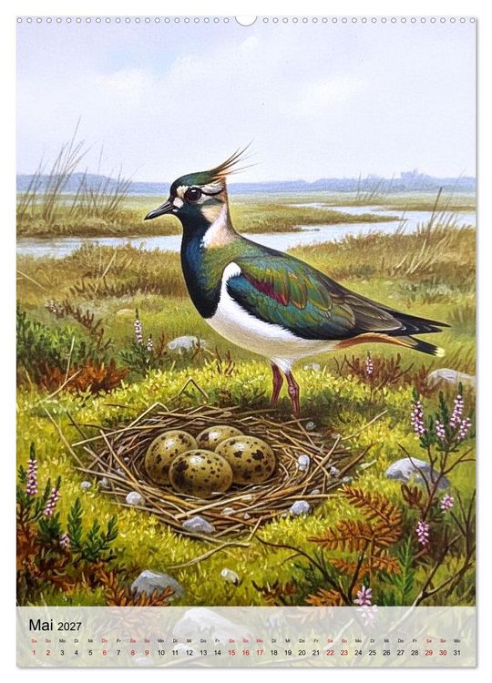 Produktbild: V&ouml;gel, die man selten sieht (Wandkalender 2027 DIN A2 hoch), CALVENDO Monatskalender