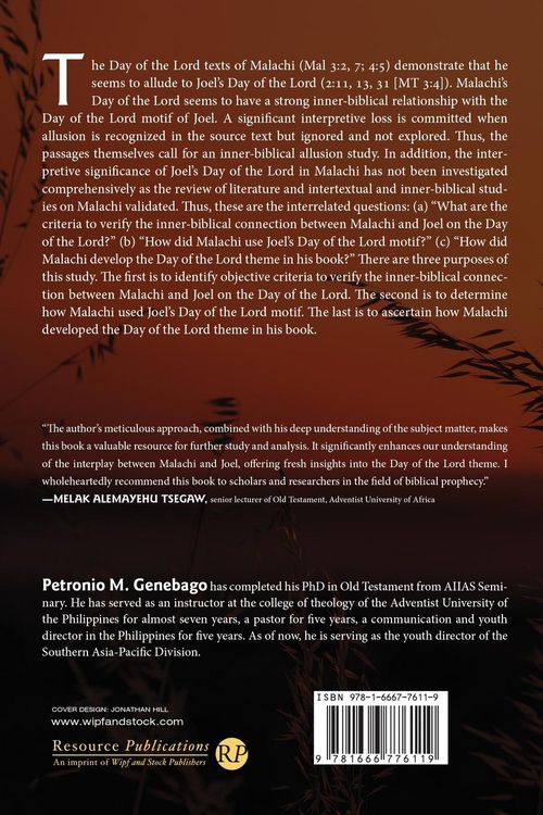 Produktbild: Malachi's Use of Joel's Day of the Lord