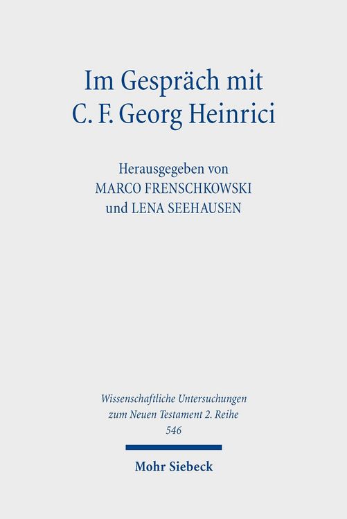 Produktbild: Im Gespr&auml;ch mit C. F. Georg Heinrici