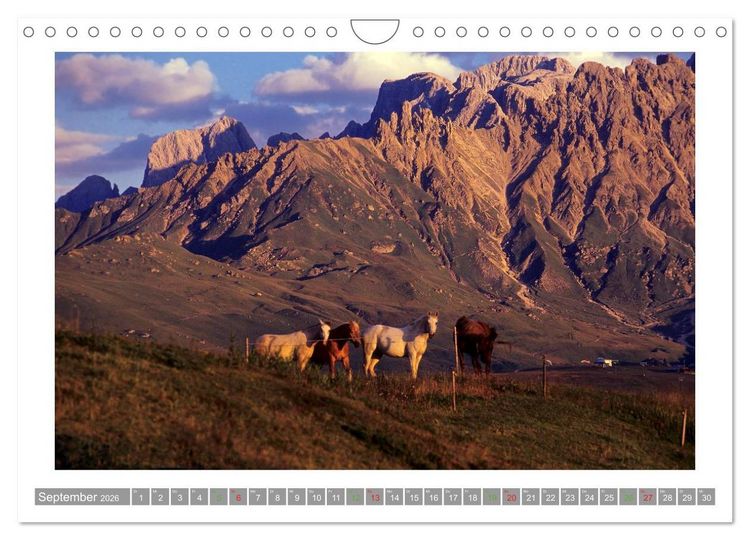 Produktbild: S&Uuml;DTIROL - Land der Berge (Wandkalender 2026 DIN A4 quer), CALVENDO Monatskalender