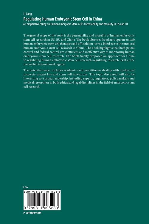 Produktbild: Regulating Human Embryonic Stem Cell in China