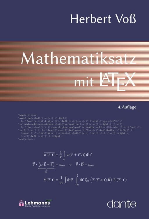 Produktbild: Mathematiksatz mit LaTeX