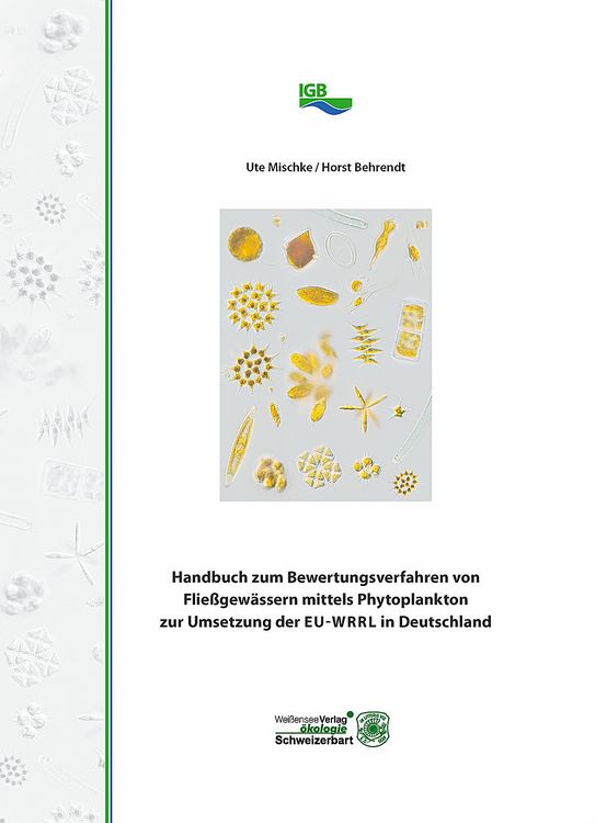 Produktbild: Handbuch zum Bewertungsverfahren von Flie&szlig;gew&auml;ssern mittels Phytoplankton zur Umsetzung der EU-WRRL in Deutschland