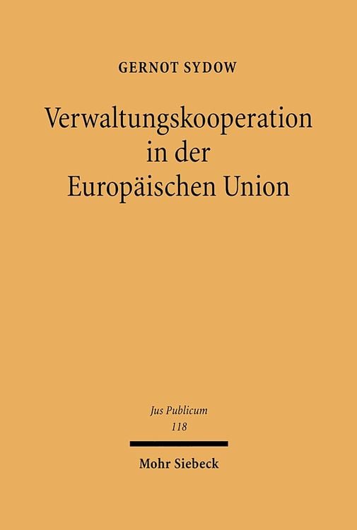 Produktbild: Verwaltungskooperation in der Europäischen Union
