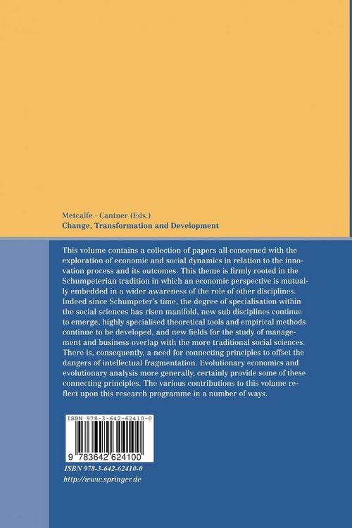Produktbild: Change, Transformation and Development