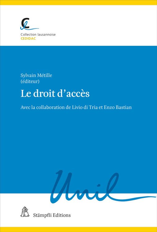 Produktbild: Le droit d'acc&egrave;s