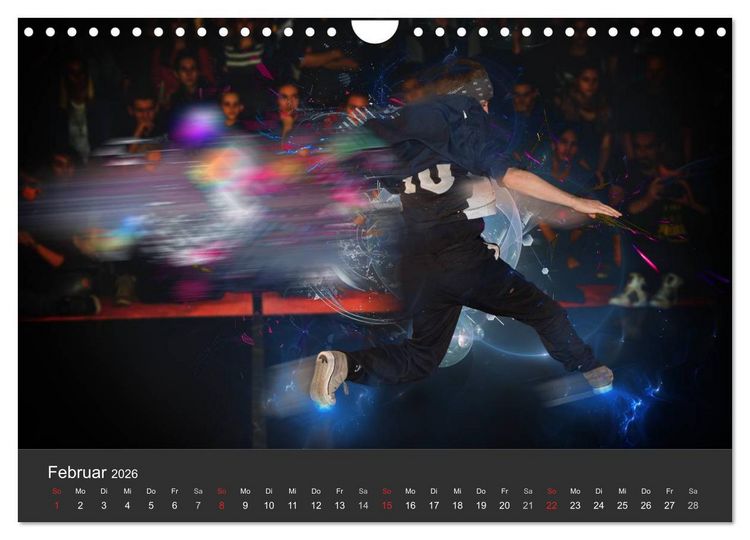 Produktbild: Break Dance B-boys & B-girls (Wandkalender 2026 DIN A4 quer), CALVENDO Monatskalender