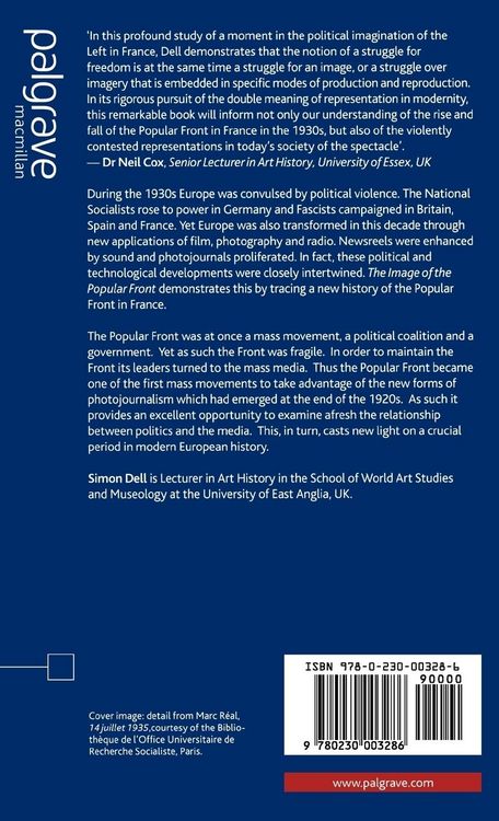 Produktbild: The Image of the Popular Front