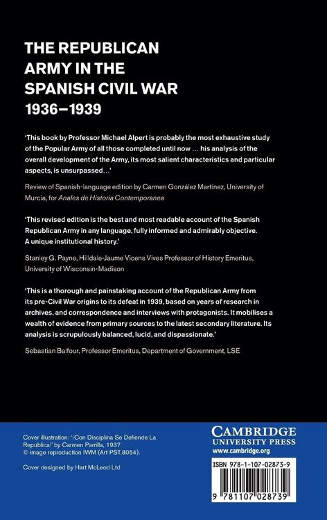 Produktbild: The Republican Army in the Spanish Civil War, 1936 1939