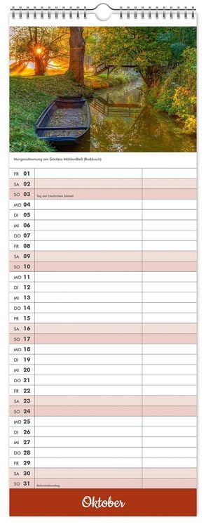 Produktbild: K&uuml;chenkalender Spreewald 2027 NEU! inkl. Rezepte