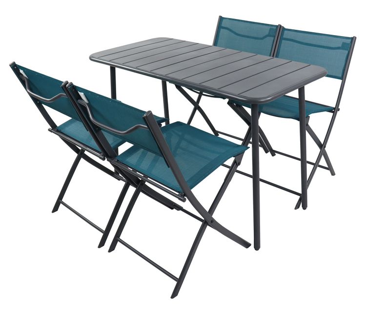 Produktbild: 5 tlg. Bistroset Balkonset Gartenset Sumila 110x55