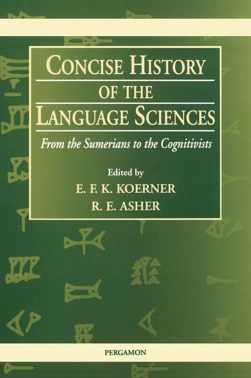 Produktbild: Concise History of the Language Sciences