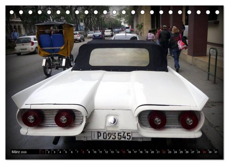 Produktbild: Auto-Legenden: FORD THUNDERBIRD (Tischkalender 2026 DIN A5 quer), CALVENDO Monatskalender