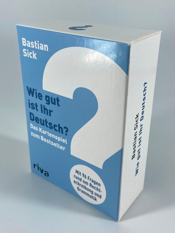 Produktbild: Wie gut ist Ihr Deutsch? &ndash; Das Kartenspiel zum Bestseller