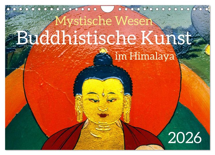 Produktbild: Mystische Wesen &ndash; Buddhistische Kunst im Himalaya (Wandkalender 2026 DIN A4 quer), CALVENDO Monatskalender